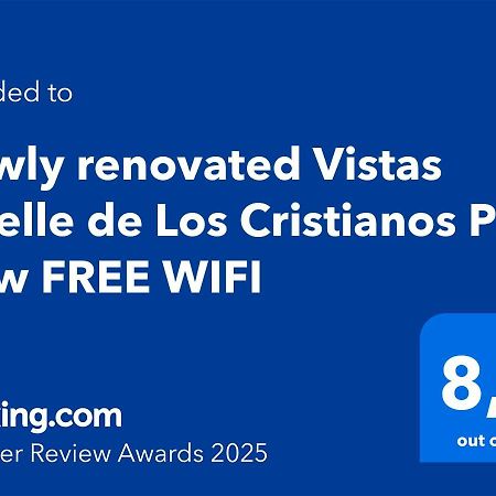 Newly Renovated Vistas Muelle De Los Cristianos Pier View Free Wifi Arona  Kültér fotó